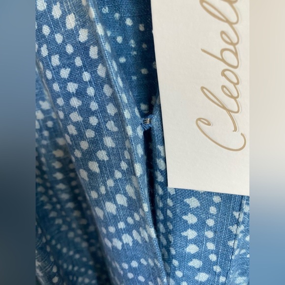 Cleobella Tominga Indigo Blue Jumpsuit Size Small - Picture 10 of 15
